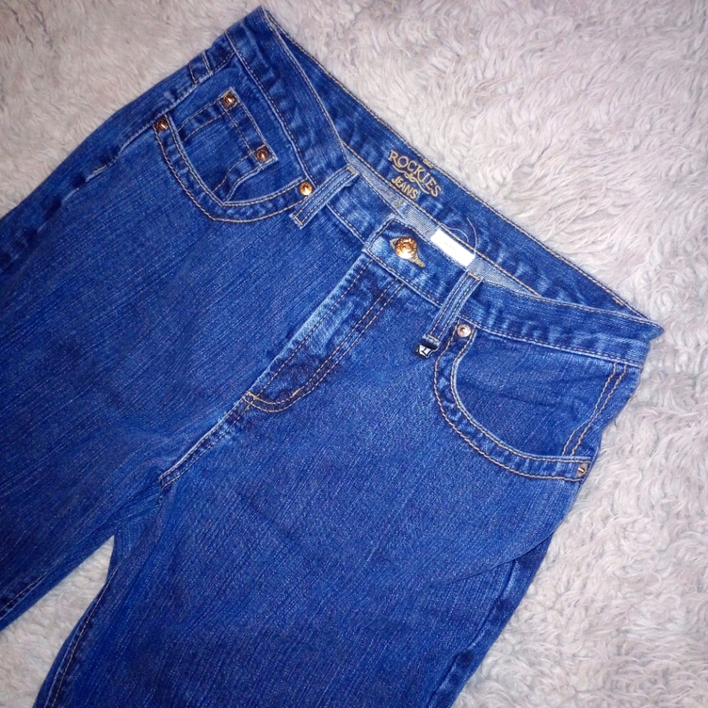 Vintage Rockies Women's High Rise Denim Jeans Size 12 Tall